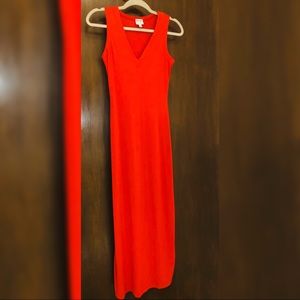 ❌SOLD❌ 💯Authentic Moschino Red Bodycon Maxi Dress